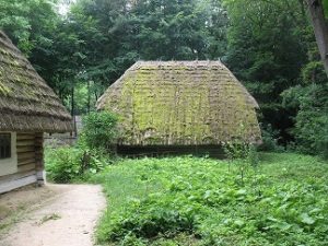 Хата з села Бережонка Вижницького району Чернівецької області.